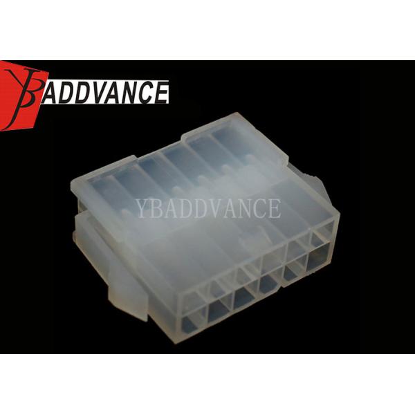 White 12 Way Automotive Electrical Connectors Unsealed 39-01-2121 39012121