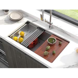 16 Gauge Undermount Workstation Sink