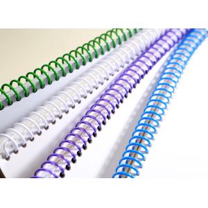 PVC PET Plastic Single Loop Spiral Wire Coil 2''