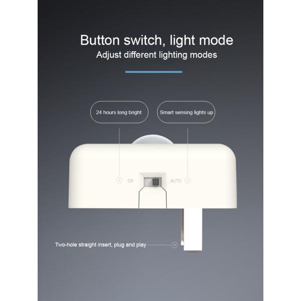 Energy-Saving 5W Human Body Induction LED Night Light for Corridor Staircase and Aisle