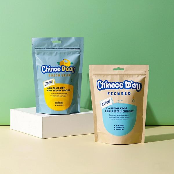 Buy Flat Bottom Zipper Bags Child - Resistant Hermetic For Confectionery Direct at wholesale prices