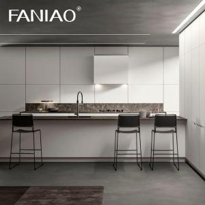Modern New Design Melamine Kitchen Cabinets For Villa Project