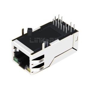 LPJK4071AGNL 100/1000 Base-T Tab Up Yellow/Green Led 1x1 Port Shielded Connector