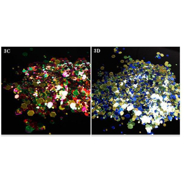 Diwali Celebration Essential Colorful High Shining 1mm 2mm 3mm White Silver Pink Green Bling Nail Glitter Powder