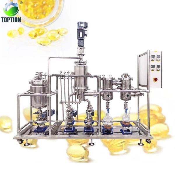 Buy Rice Bran Oil Molecular Distillation SS Vacuum Distillation Equipment at wholesale prices