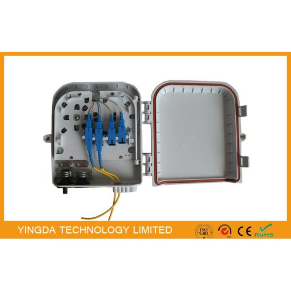 Buy 8 Port Outdoor Braodband CATV / LAN Fiber Optic Splitter Box Pole Mounted at wholesale prices