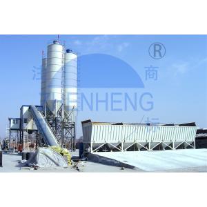 3 Phase 60m3 / H Belt Type HZS60 Concrete Batching Plant 30 % - 40 % High
