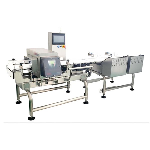 1200W Checkweigher Metal Detector Combination 220V 200 - 1300mm Conveyor Length