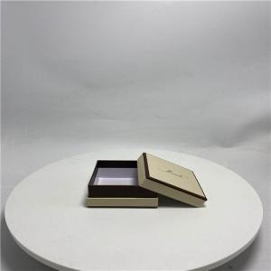 China Handmade Square Portable Lid Box Bracelet Packaging Box on sale