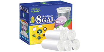 medium garbage bags 8 gallon