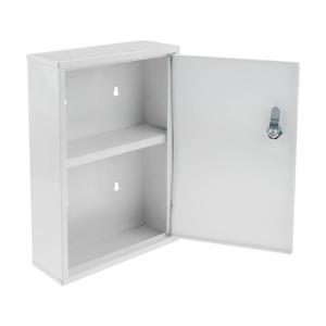 Wall Mount First Aid Items Cabinet Steel Medicine Lock Box