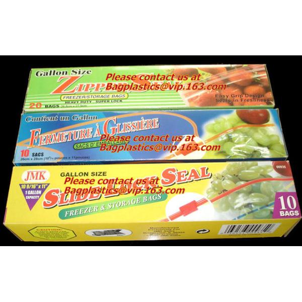 Buy d2w Degradable Food & Freezer BaZip storage food Bags, Microwave Bags, Slider Bags, School Lunch Pouch, Slider grip bags at wholesale prices
