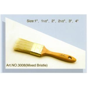 Quality Polyester mixed bristle Chinese bristle paint brush No.3008 for sale