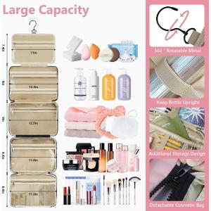 High Quality top sales bags completely detachable independent toiletry bags