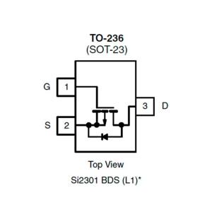 ( Electronic Components IC Chips Integrated Circuits IC ) SI2301CDS-T1-GE3
