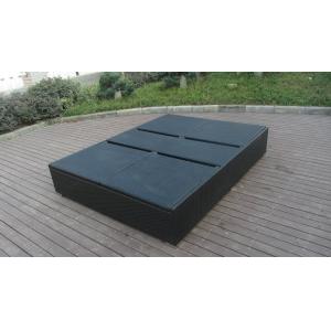 Hand-Woven Rattan Sun Lounger , Outdoor Garden Lounge Chair