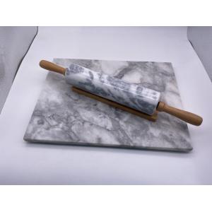 Cutomized Logo Granite Stone Rolling Pin Polished Smooth