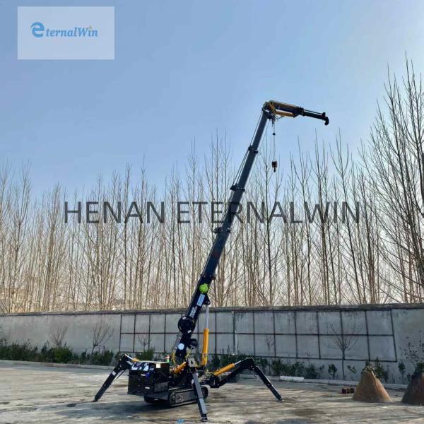 Buy Mini Spider Crane 10 Ton Lifting Capacity Electric Diesel Power at wholesale prices