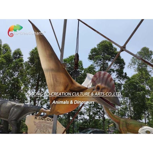 Outdoor Exhibition Life Size Animatronic Dinosaurs Pterosaur Waterproofing