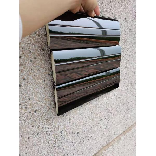 Insulated Steel Roller Shutter Door / Automatic Electric Roller Shutter Doors For Garages