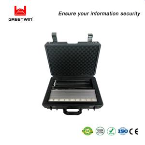 CDMA 850 70W Adjustable Mobile Signal Jammer 8 Antennas Desktop Blocker