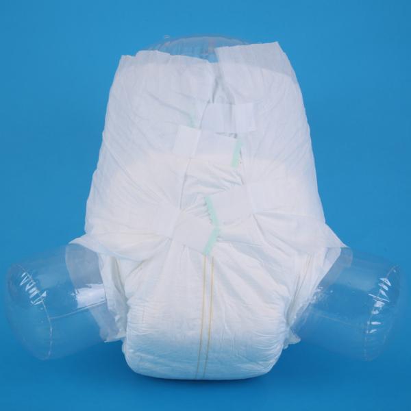 Disposable Adult Diaper with 3D Leak Prevention Channel Fluff Pulp Material