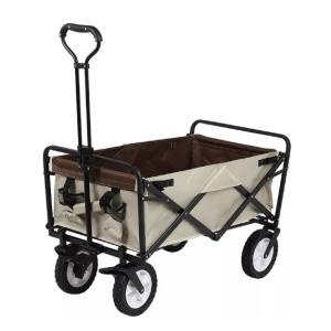 86*46*85 Dimension All-terrain Big Wheels Folding Double Decker Wagon for Tools
