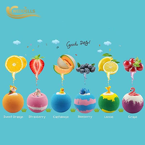 Animal 2.8 OZ Kids Surprise Bath Bombs With Gift Packing