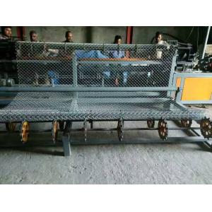 2 Width Full Automatic PLC Chain Link Fence machine /diamond wire mesh Machine