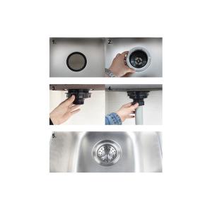 Bathroom Drain Filter 304 Piercing Stainless Steel Kitchen Sink Strainer