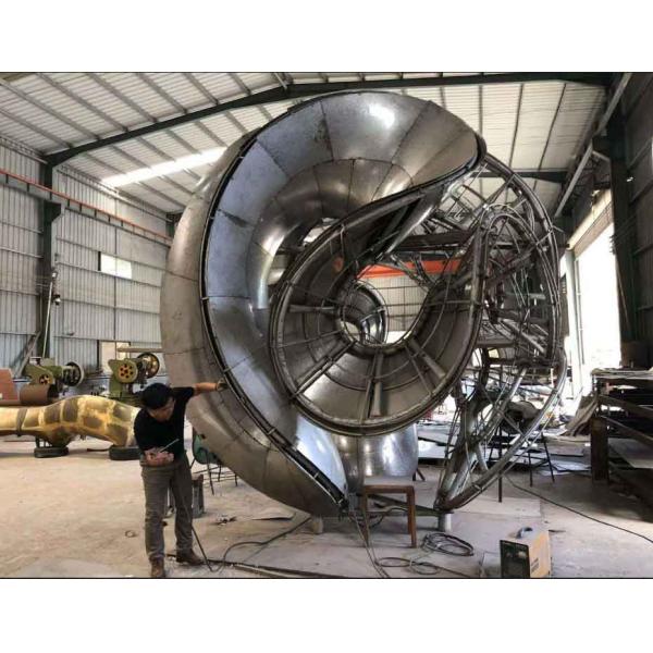 White Baking Varnished Forging SS Garden Ornaments Statues