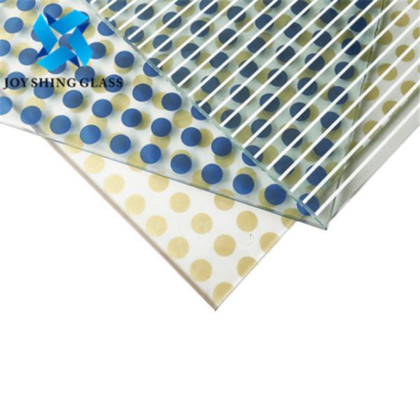 Buy Flat Screen Printing Glass 3mm to 19mm Thick Silk Screen Pattern Glass at wholesale prices