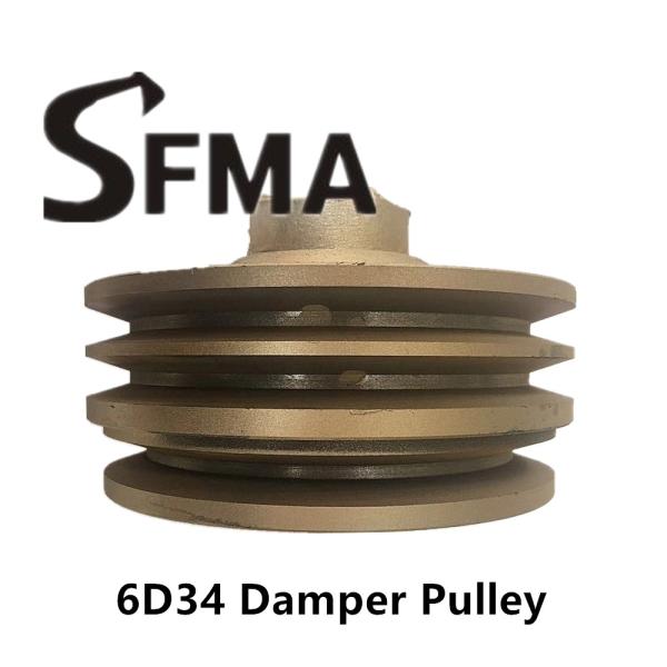 Buy Excavator  Digger OD162 3G 6D34 Crank Pulley at wholesale prices