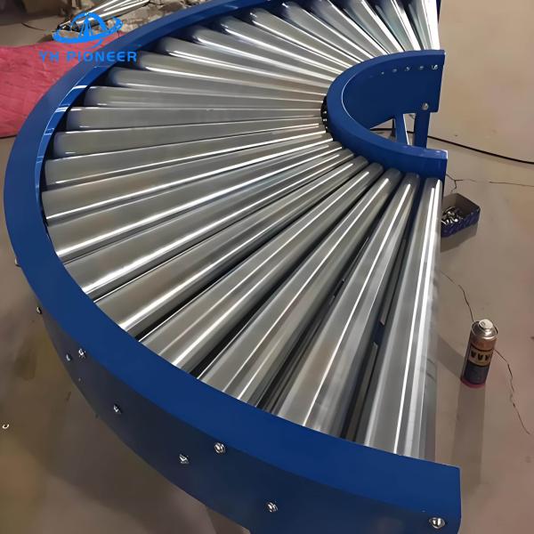 Flexible and Durable Roller Turning Conveyor System in Stainless Steel 304 for 80KG/200KG Load Capacity