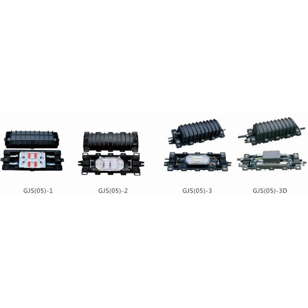 Inline Type Fiber Optic Cable Junction Box 2 In 2 Out For Aerial / Duct / Direct Buried
