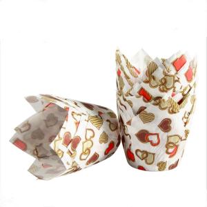 Food Grade Paper Muffin Baking Tulip Cupcake Cases