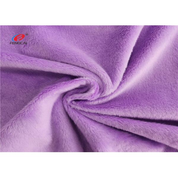 Buy Baby Bedding Recycle Minky Velboa Fabric 100% Polyester at wholesale prices