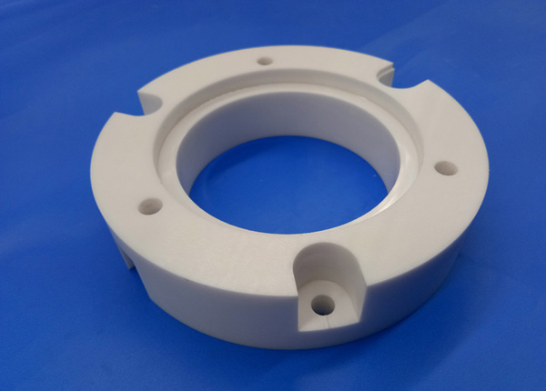 Industrial Zirconia 99 Al2O3 Ceramic Pipe Fittings Flange Bearings for Machine Parts