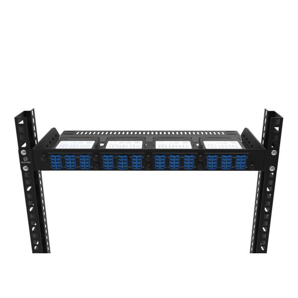 Rongbang RBTX-MP4PP01 1U 19" 4 Slots HD Frame Modular Fixed Frame 96 LC Interface for Data Center Enterprise Network