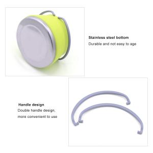 250g Travel Folding Cooking Silicone Collapsible Kettle