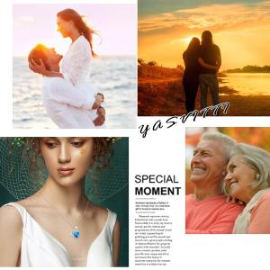 Silver Pendant Jewelry Heart Pendant with Crystals from Austrian crystal