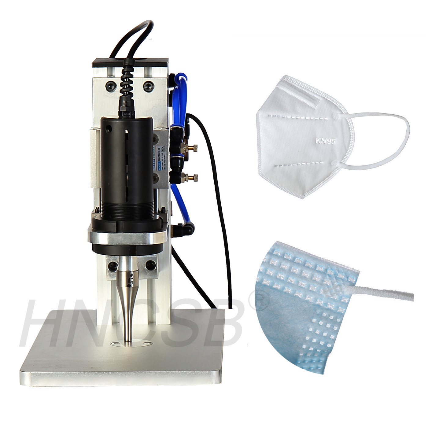 Quality Ultrasonic Mask Ear Loop Welding Machine 35000 HZ 1000Watt Power for sale
