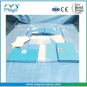 FDA Approval Cardiovascular Drape Set Surgical Thoracic Drape Pack