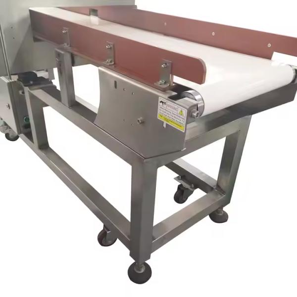 Food Industry Metal Detector Machine For Aluminum Foil Packages Detecting Height 10-50CM In-Line Conveyor System
