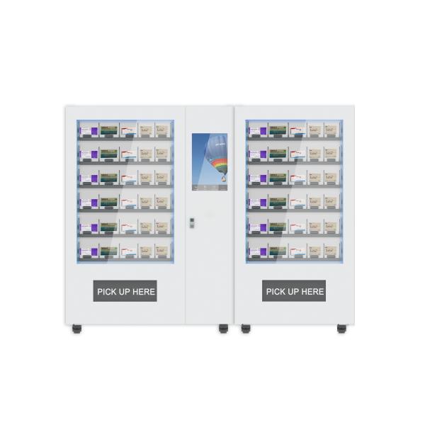 Buy Salad Juice Health Diet Food Coolant Mini Mart Vending Kiosk With Wooden Outlook at wholesale prices