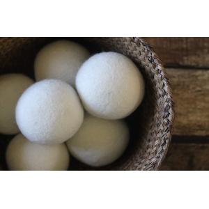8cm Natural Fabric Softener Felted Wool Dryer Balls