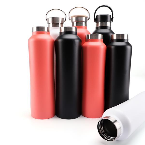 Women Creative Portable Handle Color Crystal Rhinestone Diamond Bling Bling Stainless Steel Vacuum Thermos Flask Water Bottle