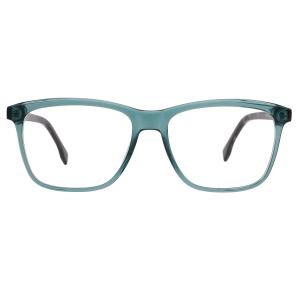 Unisex Square Acetate Eyeglasses , Clear Lens Eyewear Acrylic