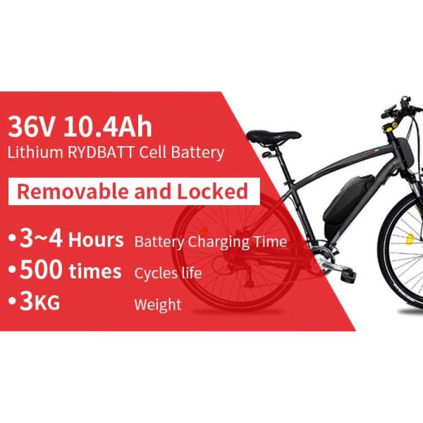 36V 10Ah Electric Bicycle Battery Pack 10S4P Lithium Ion Battery