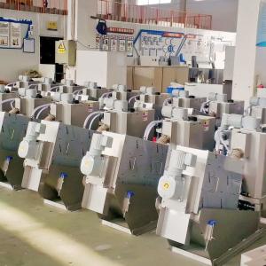 Wastewater Sludge Dewatering Equipment Screw Press For Dewatering Machine